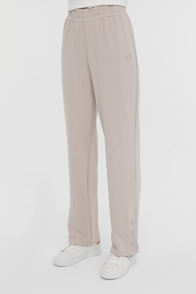 Lotto W-ANDROMEDA WIDE LEG 3PR Bej Kadın Eşofman Altı