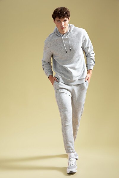 DeFacto Fit Standart Fit Kapüşonlu Sweatshirt