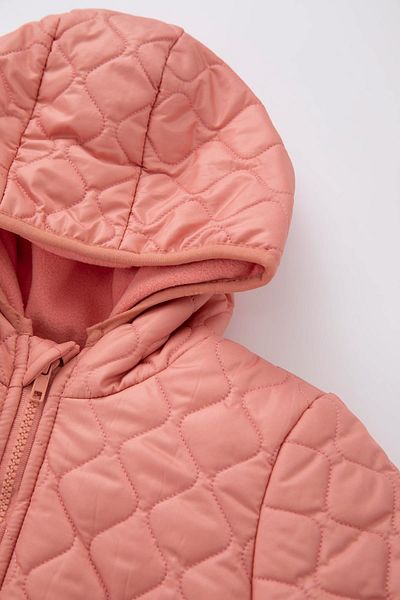 DeFacto Baby Girl Hooded Fleece Lined Coat