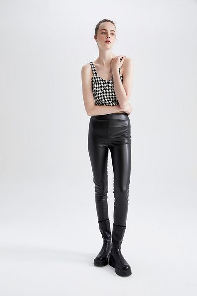 DeFacto Faux Leather Leggings