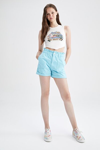 DeFacto Coool Regular Fit 100% Cotton Shorts Y7876az22sm