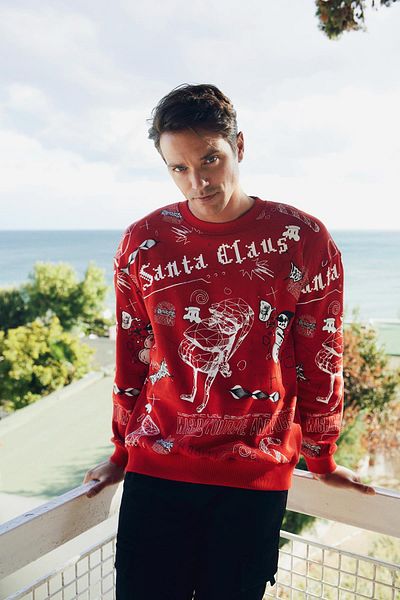 DeFacto Sweatshirt mit kastenförmigem Schnitt und Rundhalsausschnitt zum Neujahrsthema