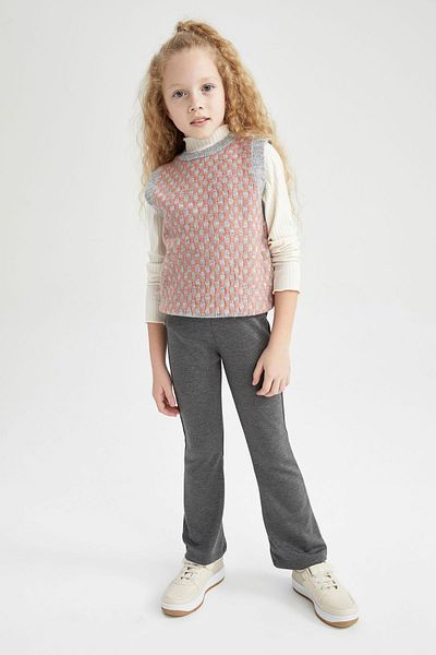 DeFacto Girl's Regular Fit Sweater