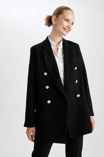 DeFacto Blazer oversize din tweed