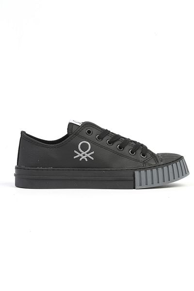 Benetton ® |   Bn-30546 - 3374 Black Gray - Men's Sports Shoes