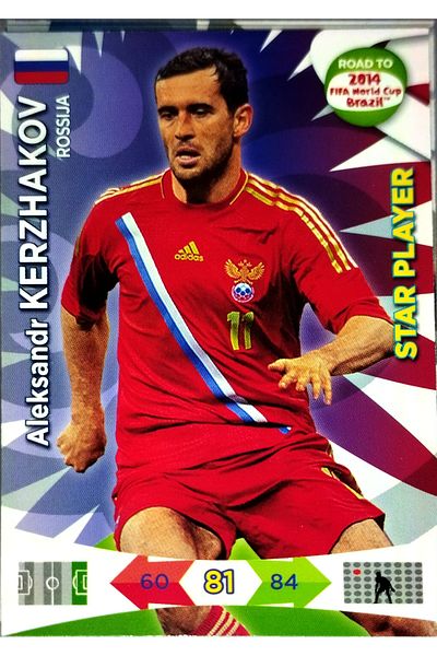 Panini ALEKSANDR KERZHAKOV STAR PLAYER ROAD TO BRASIL