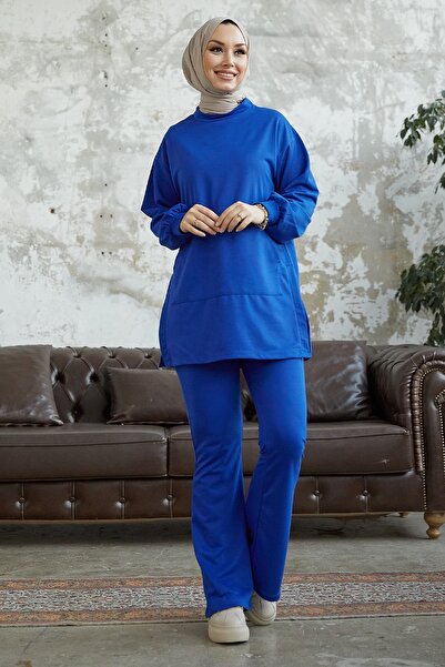 InStyle Miora Spanish Ankle Two-piece Suit - Saks Blue