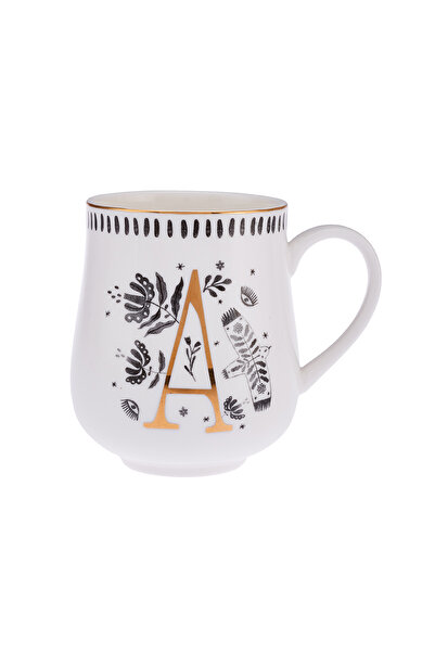 Emsan Artisan A Letter New Bone Mug 220 ml