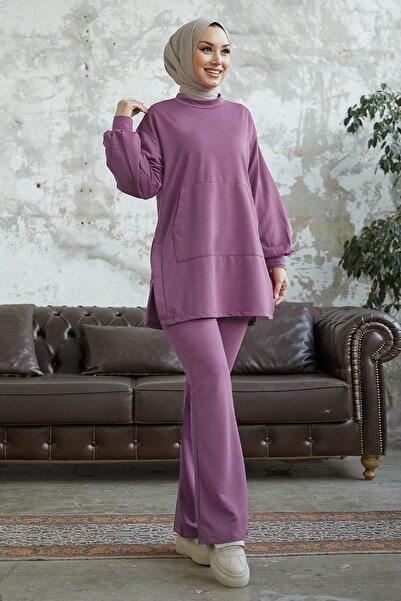 InStyle Miora Španělský kotníkový dvoudílný set - Lila