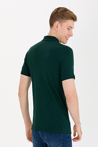 U.S. Polo Assn. Ανδρικό μπλουζάκι US Polo1570718 Khaki Polo Neck