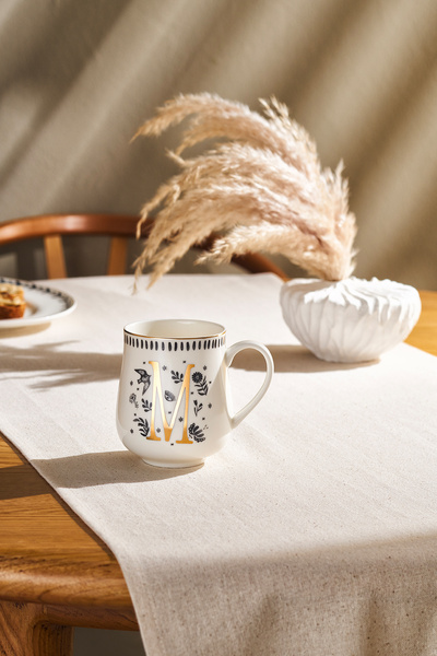 Emsan Artisan M Letter New Bone Kupa 220 ml