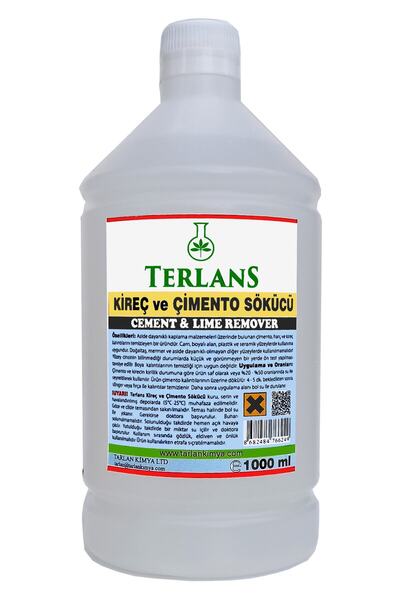 Terlans Inşaat Sonrası Çimento Kireç Sıva Harç Sökücü Temizleyici 1000 ml Cem...