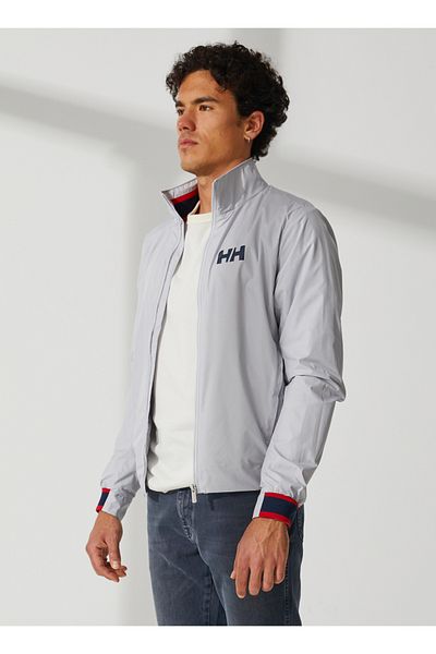 Helly Hansen Gray Men's Coat Hha.30299_Salt Windbreaker Jacket