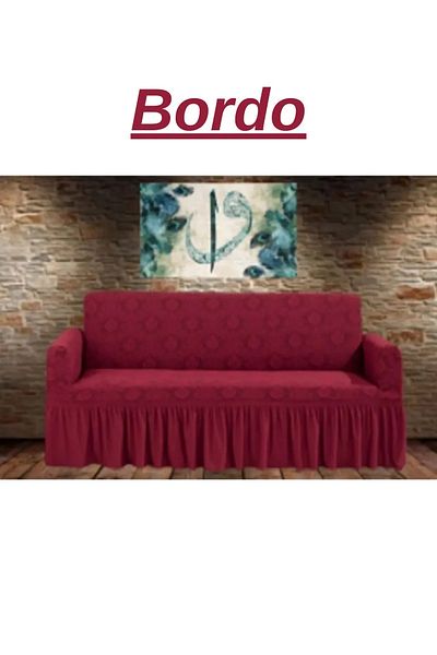 ELHOŞ Jacquard 3-Seater Seat Cover. Elastic, Flexible, Washable Seat, Sofa, Sofa Bed Cover