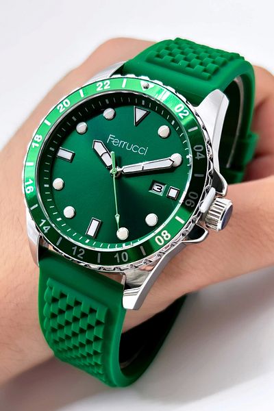 Ferrucci FC03283S.01 Silicon Cord 3 Atm Men's Wristwatch