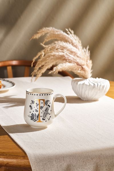 Emsan Artisan T Letter New Bone Mug 220 ml