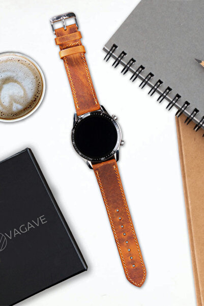 vagave Huawei Watch Uyumlu Deri Kordon Gt2 Gt2e Gt3 Gt3 Pro Gt4 Gt5 Ultimate Buds 46mm 22mm Saat Kayışı