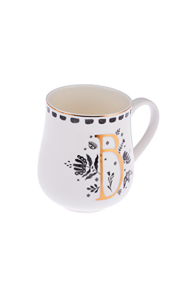 Emsan Artisan B Letter New Bone Mug 220 ml