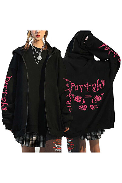 GALASHOP Melanie Martinez fermuarlı Hoodies Hip Hop model54