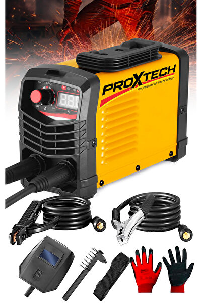 PROXTECH Profesyonel Taşınabilir elektrot Tutucu 200 Amper LCD Göstergeli İnv...