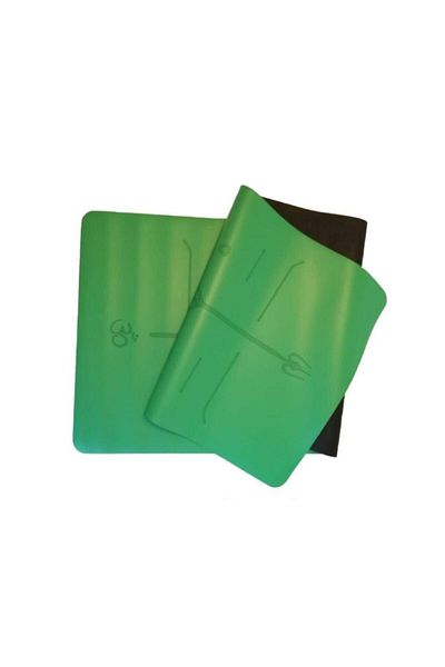 YogaTime Rubber Laser Line 3 Mm Green Yoga Mat