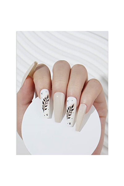 Nail Master 24'lü Desenli Balerin Takma Tırnak Seti Yapıştırıcılı