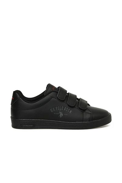 U.S. Polo Assn. SINGER BLACK UNISEX VECLE SNEAKER SPORTS SHOES