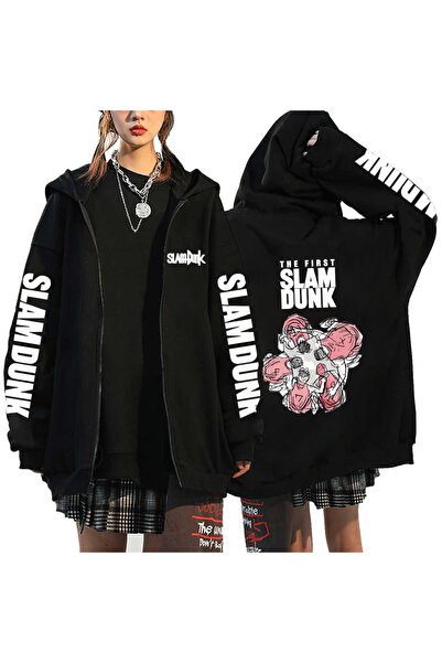 GALASHOP Unisex Anime SLAM DUNK Zip Hoodie mod74