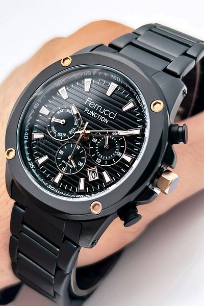 Ferrucci Function FCF03221FM.04 Steel Cord Men's Wrist Watch
