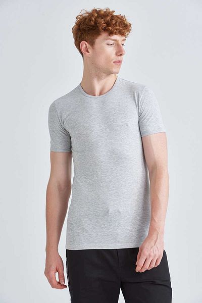 BIKKEMBERG Men's Crew Neck Undershirt