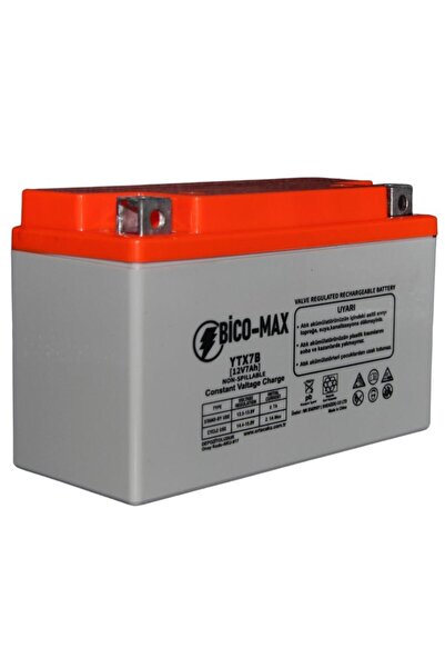 ORTEC 12V 7AH YTX BENZİNLİ MOTOSİKLET AKÜSÜ