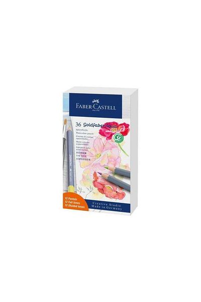 Faber Castell Goldfaber Aqua Waterable Crayons 36 Colors