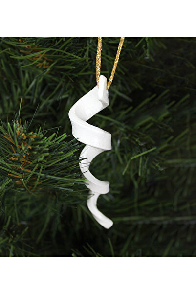 bonvos عيد الميلاد شجرة الصنوبر الحلي اليدوية زخرفة شجرة السنة الجديدة 6 قطع