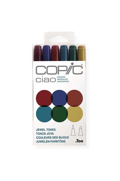 Copic Ciao Jewel Tones Set of 6
