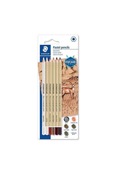 Staedtler Mars Lumograph Pastel Kalem Set 6’lı