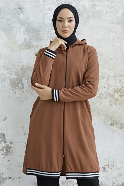 InStyle Gerippter Kapuzenmantel „Verna“ – Tab