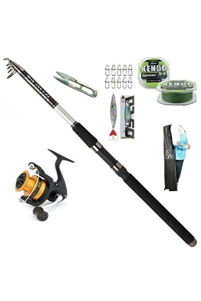 daiwa Sensor 270cm 15-50 gr Fx4000 Tele Spin Olta Takımı Seti