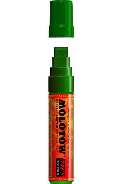 Molotow 627hs One4all Flat Tip Acrylic Marker Pen 15 Mm Mr. Green 096
