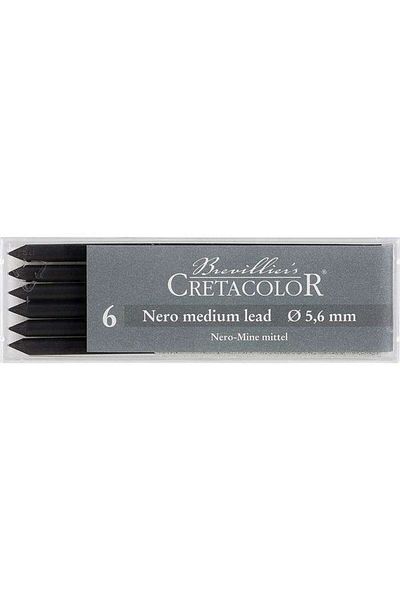 CretaColor Portmin Nib Nero Medium 5.6 Mm Set of 6