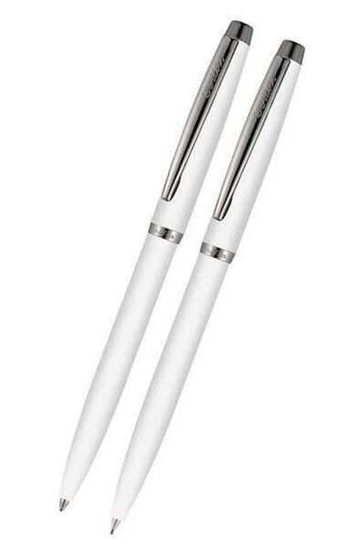 Scrikss Prestige 108 Model White Ballpoint Pen