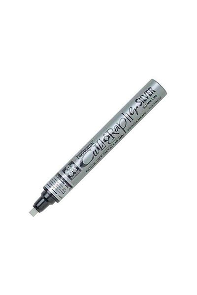 Sakura Pen Touch Calligraphy Pen 5.0 Mm Silver
