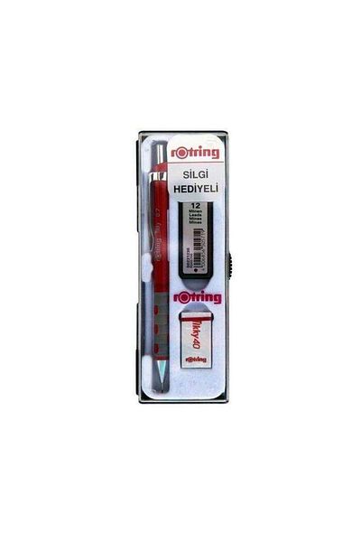 Rotring Tikky 0.7 Mm Tip Red Color with Pencil Eraser Gift