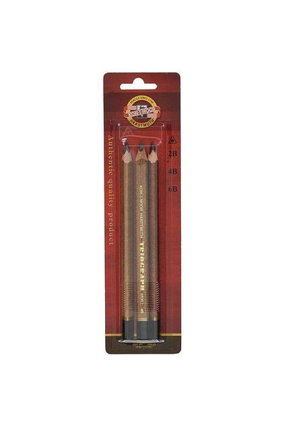 Koh-i Noor Koh-i-Noor Triograph Jumbo Graduated Pencil Set 3 Pieces 1833