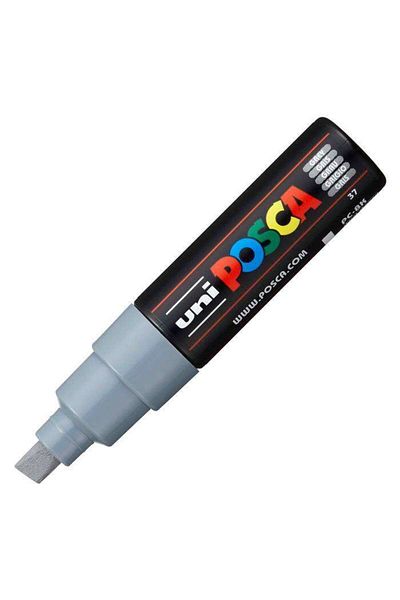 Uni Posca Coloring Marker 8.0 Mm PC-8k Gray