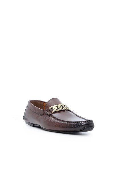 Tnc Luxury Men's Leather Loafer Shoe 477 60829 Male Ayk Y22