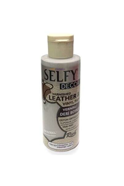 Rich Selfy Decor Deri Boyası 120ml Country Gri N10137 Vernikli