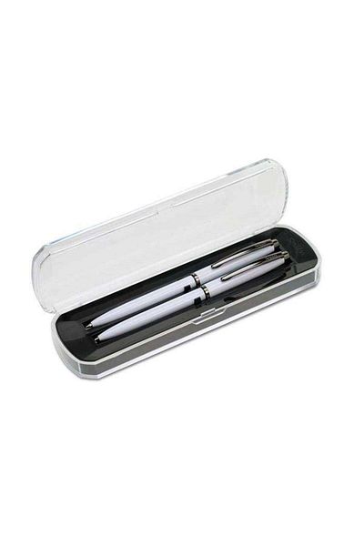Scrikss Prestige 108 Model White Ballpoint Pen