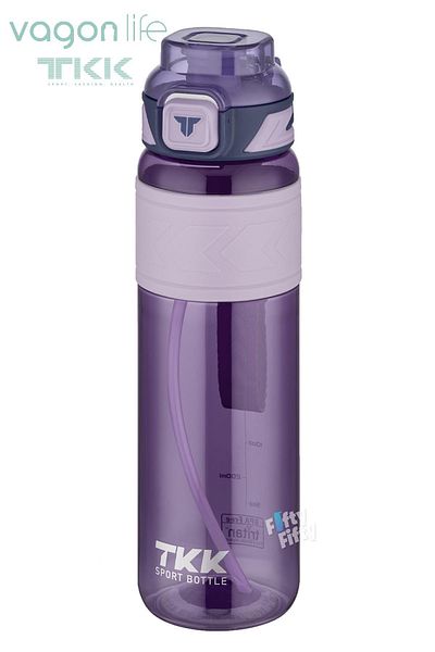 Vagonlife TKK 1000 ML Dual Use Tritan Water Bottle with Straw/Comfortable Drinking Bpa Free with Carrying Strap FFTKK102
