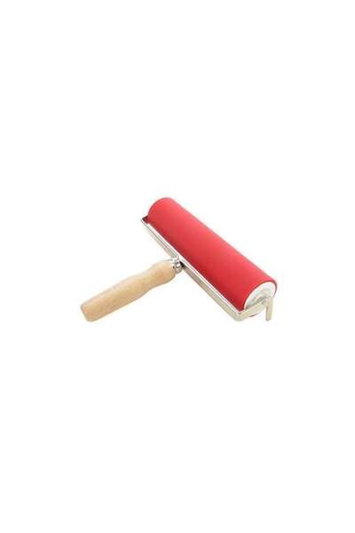 Abig Linol Merdane Kauçuk Ahşap Saplı 200x50 Mm