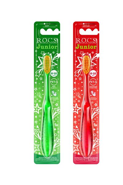 R.O.C.S. 6-12 Years Old Toothbrush 2 Pieces